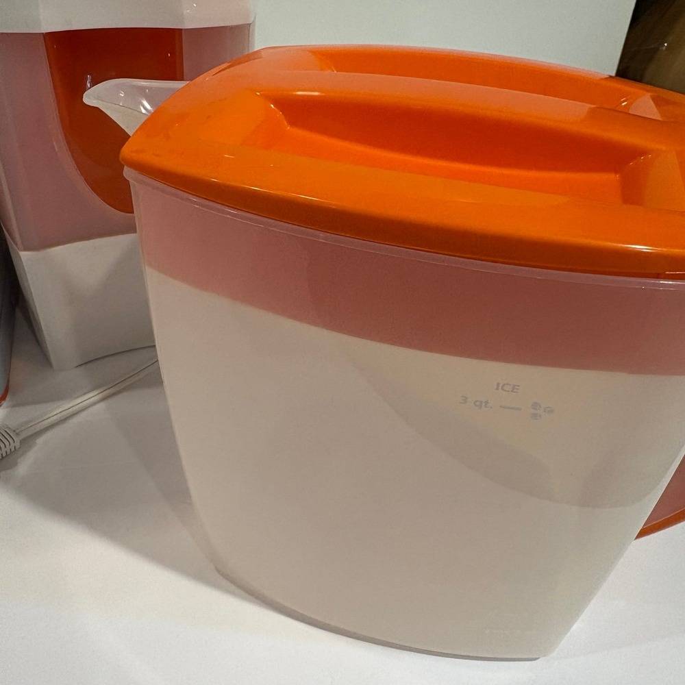 NEW Mr. Coffee FRESH TEA Fast Brew 3-Quart Iced Tea Maker Machine ORANGE TM75 - Picture 8 of 10